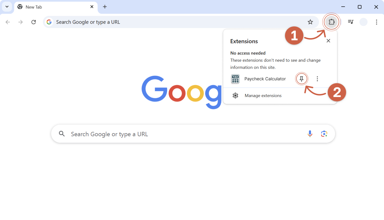 Paycheck calculator example